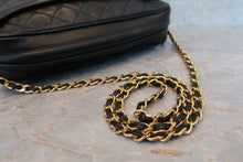 Load image into Gallery viewer, CHANEL Matelasse fringe chain shoulder bag Lambskin Black/Gold hadware Shoulder bag 700100061
