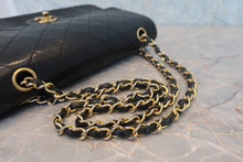 将图片加载到图库查看器，CHANEL/香奈儿 CF 双盖 双链条包 羊皮 Black/Gold hadware(黑色/金色金属) 肩背包 800070167
