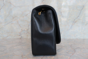 CHANEL/香奈儿 戴妃 CF 链条包 羊皮 Black/Gold hadware(黑色/金色金属) 肩背包 700060205