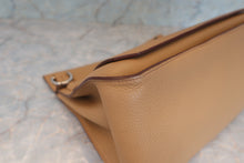 将图片加载到图库查看器，HERMES JYPSIERE 34 Clemence leather Tabac camel □L刻印 Shoulder bag 600110202
