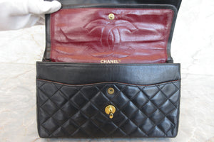 CHANEL/シャネル パリ限定マトラッセダブルフラップチェーンショルダーバッグ ラムスキン ブラック/ゴールド金具 ショルダーバッグ 700070070