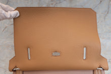 将图片加载到图库查看器，HERMES JYPSIERE 34 Clemence leather Tabac camel □L刻印 Shoulder bag 600110202
