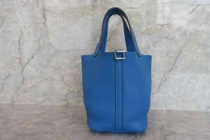 HERMES／エルメス ピコタンロックＰＭ トリヨンクレマンス ミコノス □O刻印 ハンドバッグ 700080051