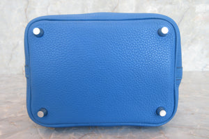 HERMES／エルメス ピコタンロックＰＭ トリヨンクレマンス ミコノス □O刻印 ハンドバッグ 700080051