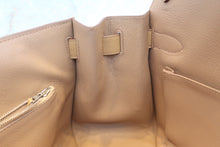 将图片加载到图库查看器，HERMES JYPSIERE 34 Clemence leather Tabac camel □L刻印 Shoulder bag 600110202
