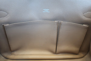 HERMES JYPSIERE 34 Clemence leather Tabac camel □L刻印 Shoulder bag 600110202