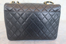 将图片加载到图库查看器，CHANEL/香奈儿 CF 链条包 羊皮 Black/Gold hadware(黑色/金色金属) 肩背包 800030095
