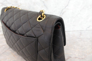 CHANEL/シャネル マトラッセチェーンショルダーバッグ ラムスキン ブラック/ゴールド金具 ショルダーバッグ 700070074