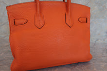 將圖片載入圖庫檢視器 HERMES／エルメス バーキン30 トリヨンクレマンス オレンジ □M刻印 ハンドバッグ 700070276
