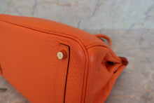 將圖片載入圖庫檢視器 HERMES／エルメス バーキン30 トリヨンクレマンス オレンジ □M刻印 ハンドバッグ 700070276
