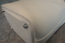 Load image into Gallery viewer, HERMES PICOTIN LOCK PM Clemence leather □J Engraving White Hand bag 800060079
