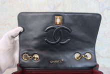 将图片加载到图库查看器，CHANEL/香奈儿 CF 链条包 羊皮 Black/Gold hadware(黑色/金色金属) 肩背包 800030095
