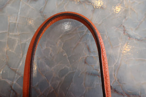 HERMES／エルメス バーキン30 トリヨンクレマンス オレンジ □M刻印 ハンドバッグ 700070276