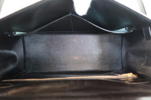 Load image into Gallery viewer, HERMES KELLY 32 Box carf leather Black ○T Engraving Shoulder bag 800090062
