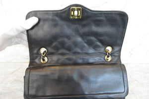 CHANEL/シャネル マトラッセチェーンショルダーバッグ ラムスキン ブラック/ゴールド金具 ショルダーバッグ 700070074