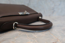 将图片加载到图库查看器，HERMES KELLY 28 Epsom leather Chocolat □H刻印 Shoulder bag 600100086
