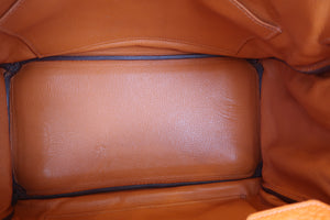 HERMES／エルメス バーキン30 トリヨンクレマンス オレンジ □M刻印 ハンドバッグ 700070276