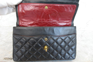CHANEL/シャネル マトラッセチェーンショルダーバッグ ラムスキン ブラック/ゴールド金具 ショルダーバッグ 700070074
