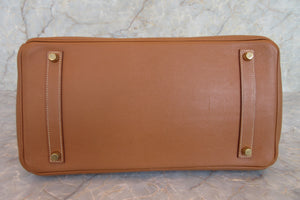 HERMES／エルメス バーキン35 クシュベル ゴールド □C刻印 ハンドバッグ 700080015