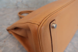 HERMES／エルメス バーキン35 アルデンヌ ナチュラル □J刻印 ハンドバッグ 700030294