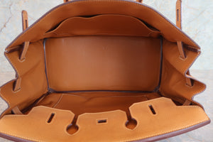 HERMES／エルメス バーキン35 アルデンヌ ナチュラル □J刻印 ハンドバッグ 700030294