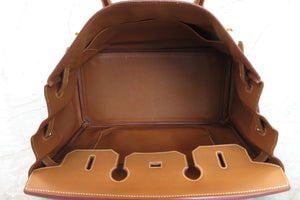 HERMES／エルメス バーキン35 クシュベル ゴールド □C刻印 ハンドバッグ 700080015