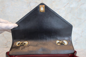 CHANEL  V-Stitch chain shoulder bag Lambskin Black/Gold hadware Shoulder bag 700100068