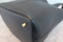 画像をギャラリービューアに読み込む, HERMES／エルメス ピコタンロックＭＭ トリヨンクレマンス ブラック C刻印 ハンドバッグ 800090075
