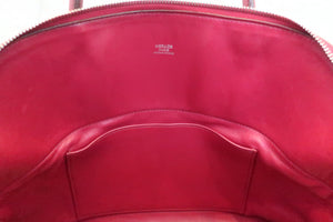 HERMES BOLIDE 35 Clemence leather Tosca □O Engraving Shoulder bag 600050040