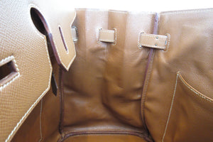 HERMES／エルメス バーキン35 クシュベル ゴールド □C刻印 ハンドバッグ 700080015