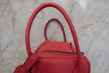 将图片加载到图库查看器，HERMES LINDY 34 Clemence leather Bougainvillier □N刻印 Shoulder bag 700010157
