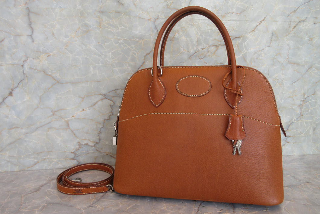 HERMES／エルメス ボリード31 ピグスキン ブラウン □E刻印 ショルダーバッグ 700070295