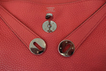 将图片加载到图库查看器，HERMES LINDY 34 Clemence leather Bougainvillier □N刻印 Shoulder bag 700010157
