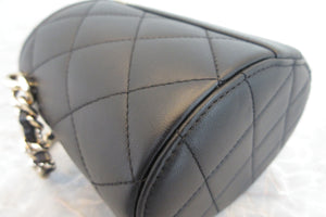 CHANEL/シャネル マトラッセチェーンショルダーバッグ ラムスキン ブラック/ゴールド金具 ショルダーバッグ 700050122