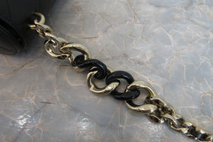 CHANEL/シャネル マトラッセチェーンショルダーバッグ ラムスキン ブラック/ゴールド金具 ショルダーバッグ 700050122