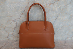 HERMES／エルメス ボリード27 ヴォーエプソン ゴールド D刻印 ショルダーバッグ 700070293