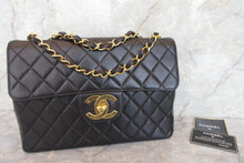 画像をギャラリービューアに読み込む, CHANEL/シャネル 中マトラッセシングルフラップチェーンショルダーバッグ ラムスキン ブラック/ゴールド金具 ショルダーバッグ 700070062
