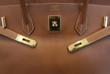 将图片加载到图库查看器，HERMES BIRKIN 40 Graine Couchevel leather Gold □A刻印 Hand bag 600100043
