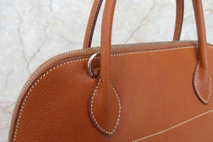 HERMES／エルメス ボリード31 ピグスキン ブラウン □E刻印 ショルダーバッグ 700070295
