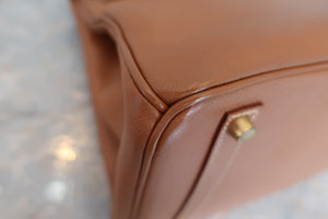HERMES BIRKIN 35 Graine Couchevel leather Gold □C刻印 Hand bag 600060058
