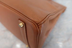 HERMES BIRKIN 35 Graine Couchevel leather Gold □C刻印 Hand bag 600060058