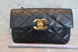 CHANEL/シャネル デカココチェーンショルダーバッグ ラムスキン ブラック/ゴールド金具 ショルダーバッグ 700060277