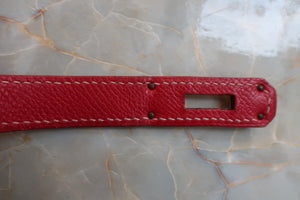 HERMES／エルメス キャンディバーキン35 ヴォーエプソン ルージュカザック/ブルータラサ ハンドバッグ 700090019