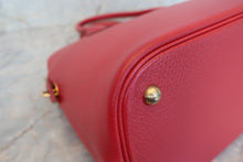 将图片加载到图库查看器，HERMES BOLIDE 35 Ardennes leather Rouge vif 〇X刻印 Shoulder bag 700010093
