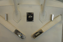 Load image into Gallery viewer, HERMES BIRKIN 30 Epsom leather White □K Engraving Hand bag 600120020
