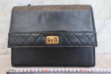 画像をギャラリービューアに読み込む, CHANEL/シャネル 2.55台形チェーンショルダーバッグ ラムスキン ブラック/ゴールド金具 ショルダーバッグ 700110123
