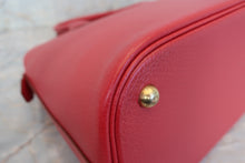 将图片加载到图库查看器，HERMES BOLIDE 35 Ardennes leather Rouge vif 〇X刻印 Shoulder bag 700010093
