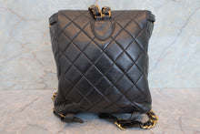 Load image into Gallery viewer, CHANEL Matelasse chain back pack Lambskin Black/Gold hadware Back pack 700100027
