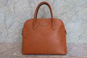 HERMES／エルメス ボリード35 ヴォーガリバー ゴールド 〇V刻印 ショルダーバッグ 700040223