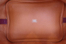 将图片加载到图库查看器，HERMES PICOTIN LOCK TOUCH PM Clemence leather/Swift leather Orange/Rouge Grenet X刻印 Hand bag 600090108
